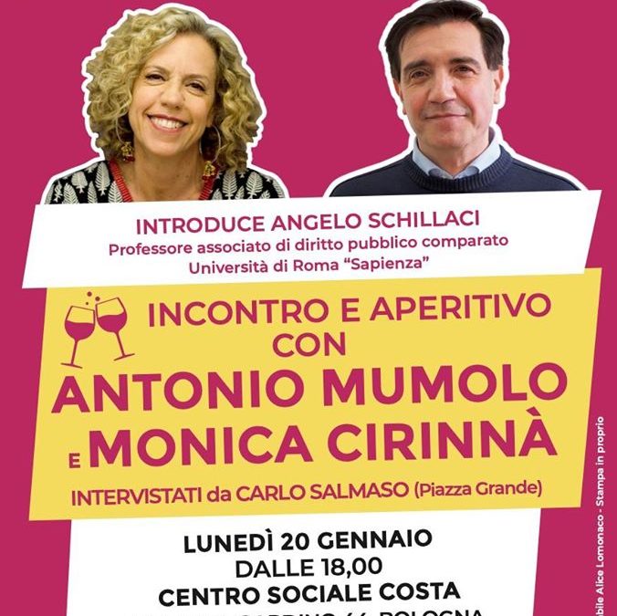 Monica Cirinna dialoga con Antonio Mumolo: verso le elezioni in Emilia-Romagna